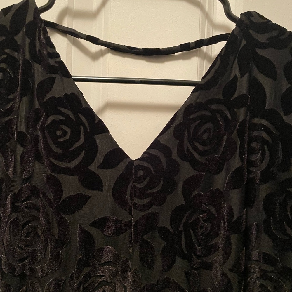 ASOS Black and White Sheath Dress 3/4 Sleeve Crew Neck - Picture 2 of 3